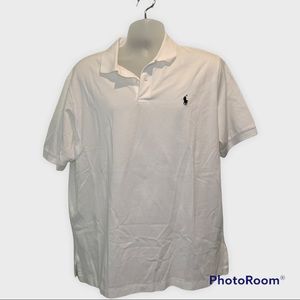 Polo by Ralph Lauren White Mens Polo Size XL